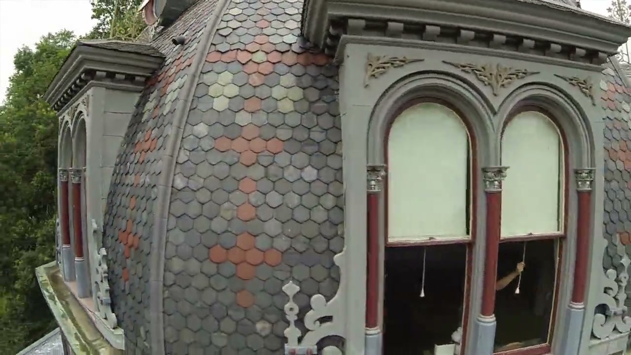 Victorian slate dome in close orbit